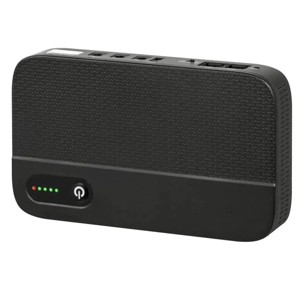 Міні UPS для роутера та відеокамер DCY-1018P / Безперебійник 10400 мАг, 5V/9V/12V, USB, POE